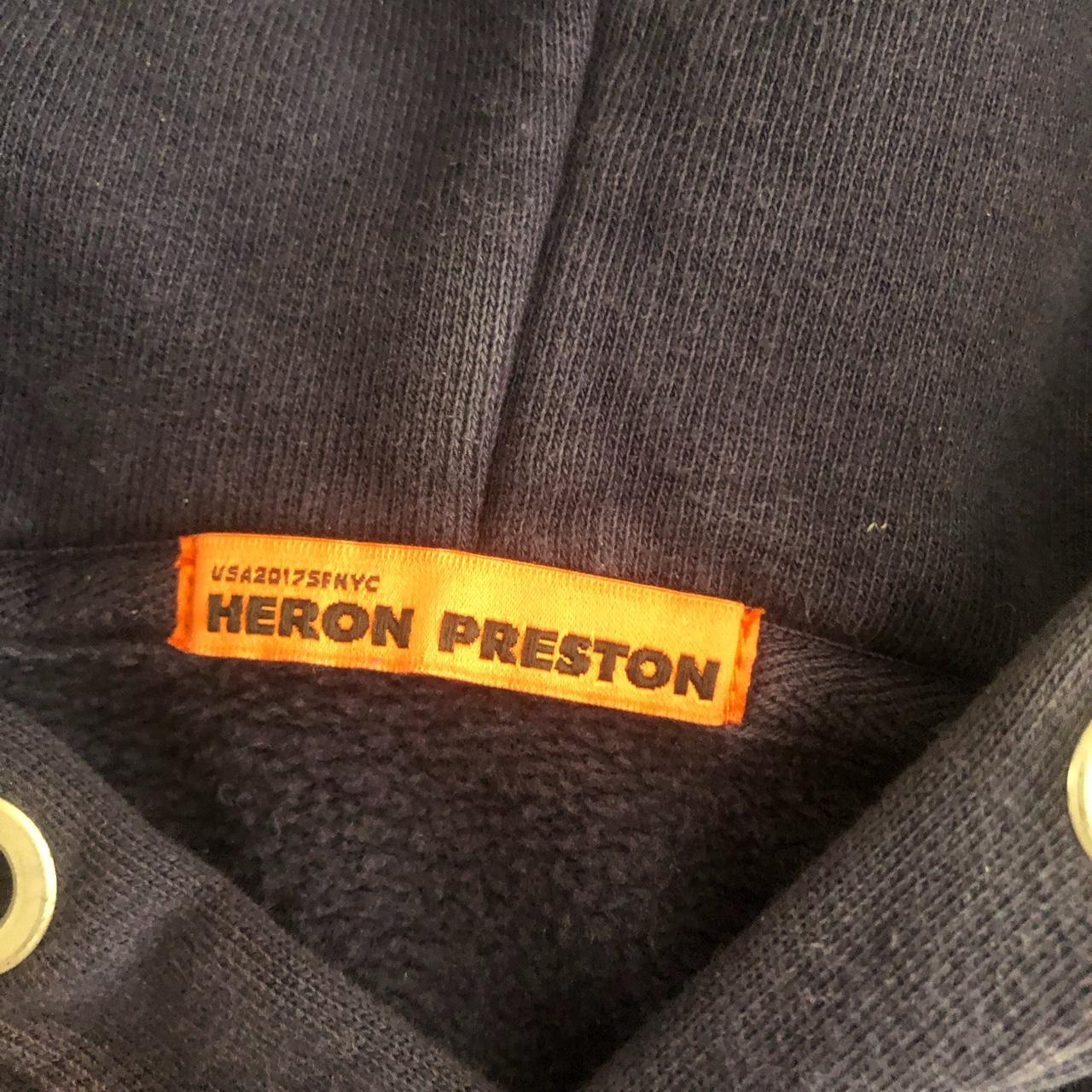 Heron Preston Men's Navy Hoodie (2)