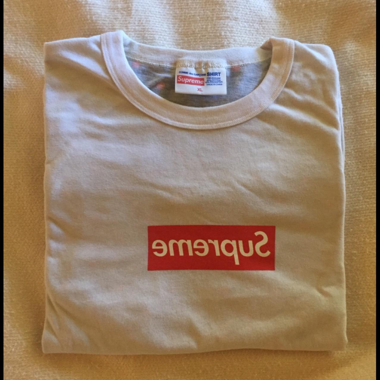 Supreme x Comme des Garcons box logo Extremely rare... - Depop