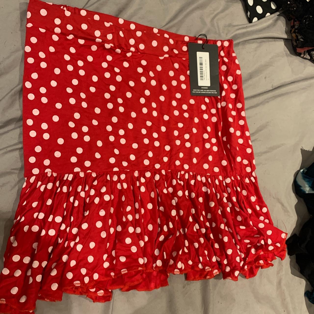 Red polka dot skirt hot sale primark