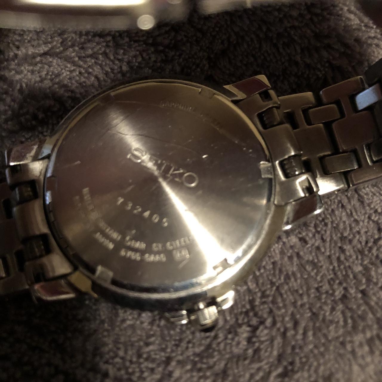 Up for sale is a Seiko Men's 5Y66-0AA0 model watch.  | Depop