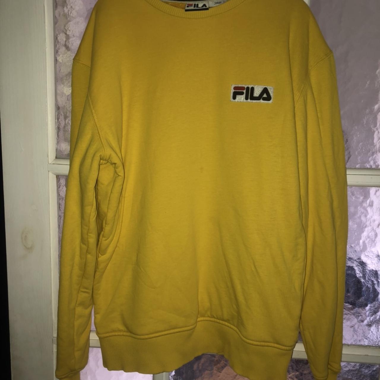 Fila yellow clearance jumper