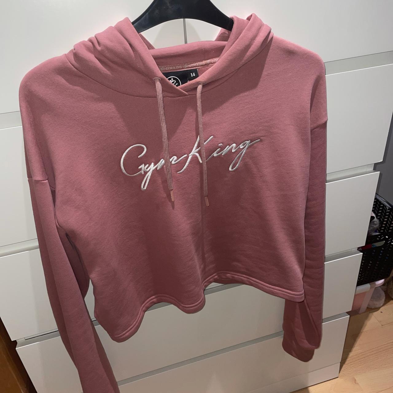 Pink gym clearance king hoodie