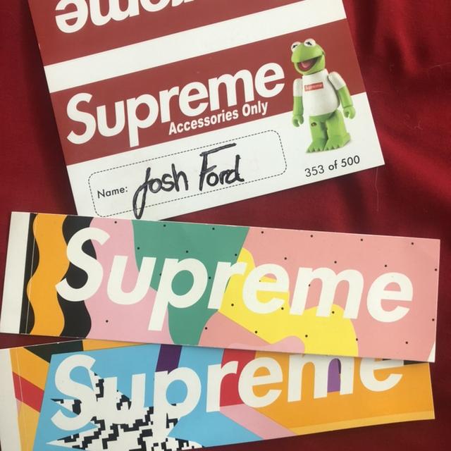 Supreme Kermit box logo sticker | Depop