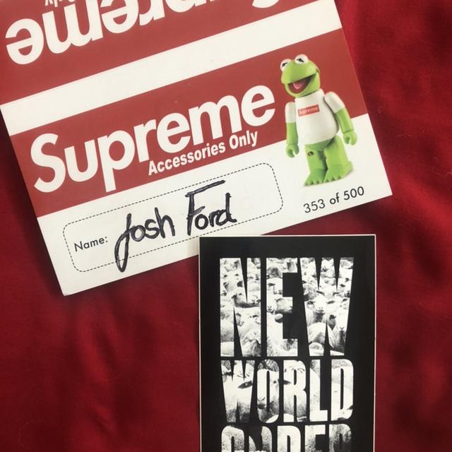 Supreme Kermit box logo sticker | Depop