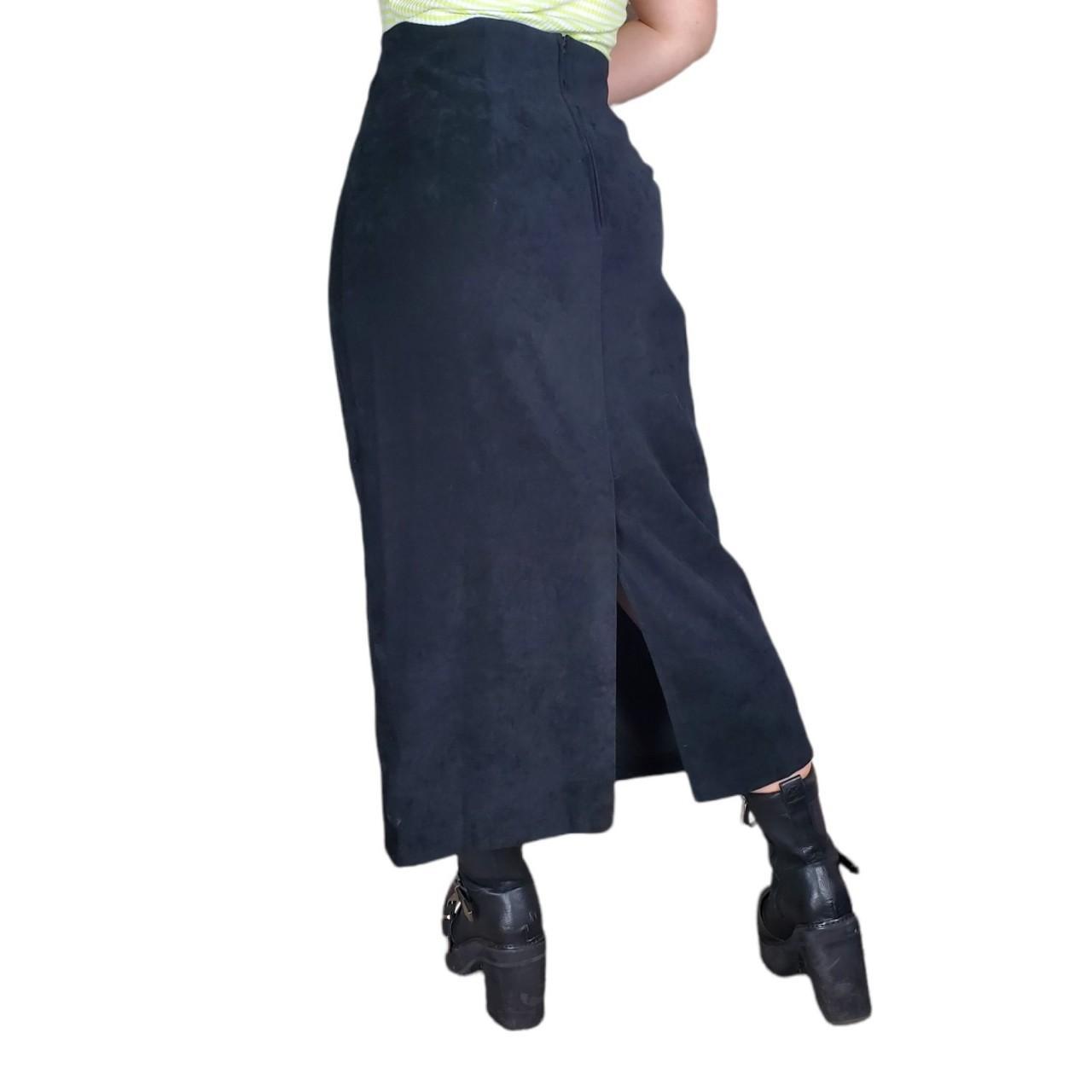 Product Image 3 - 90's black midi skirt 
-Size