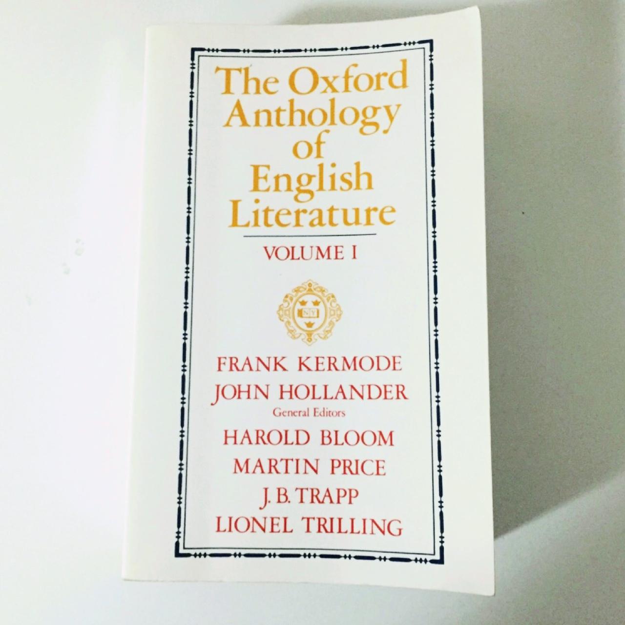 The Oxford Anthology Of English Literature #libro - Depop