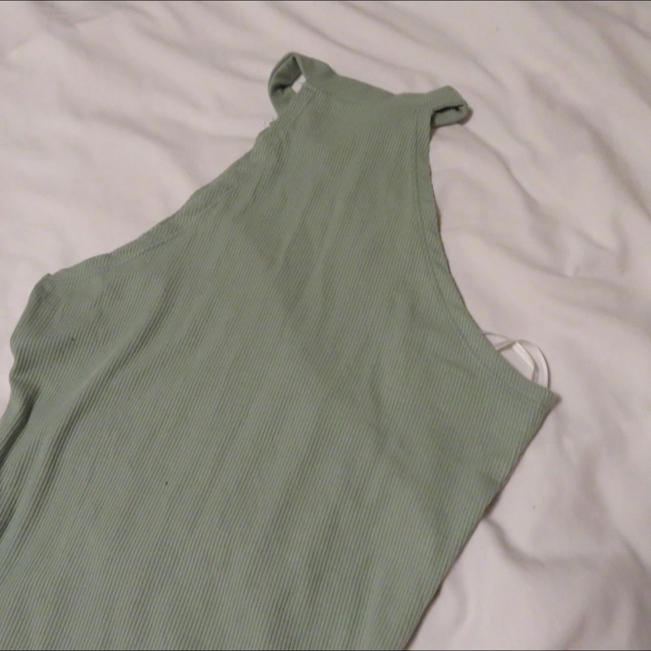 Shein bodysuit in a beautiful sage green/dusty - Depop