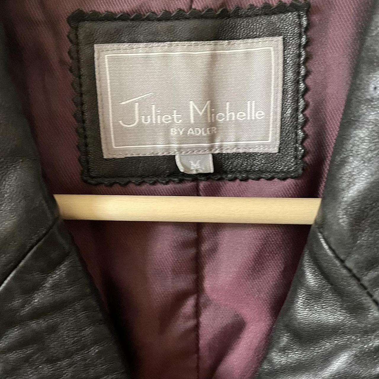 vintage leather juliet michelle adler blazer jacket