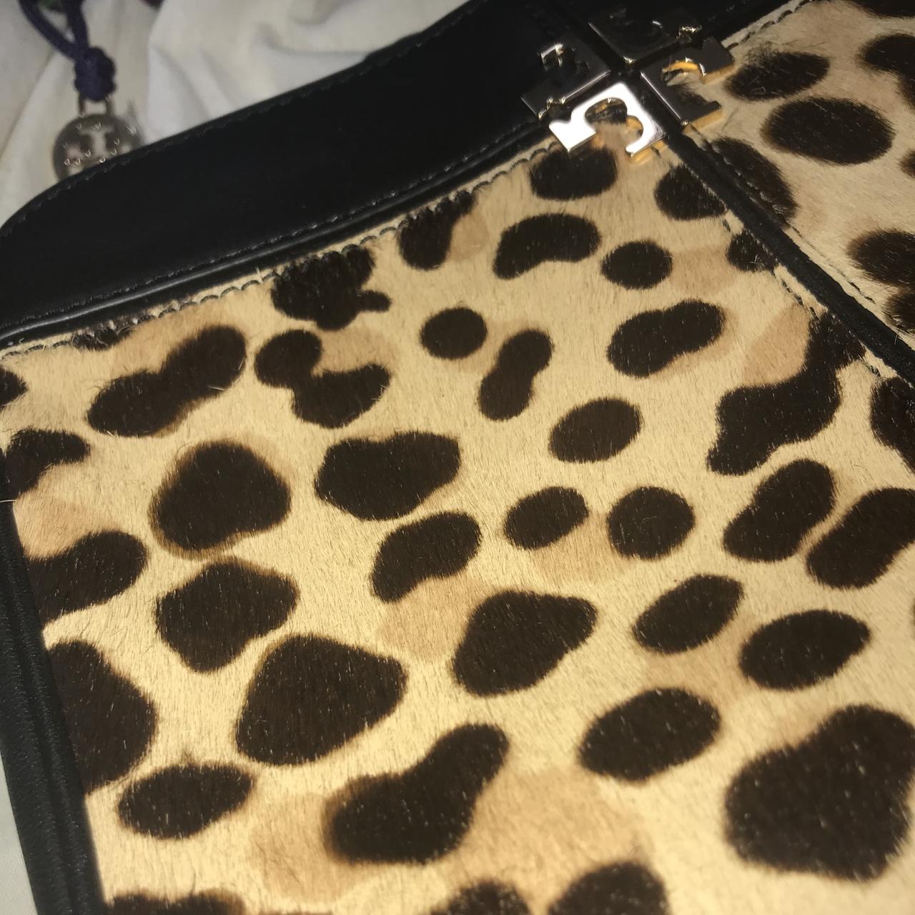 Tory burch leopard outlet purse