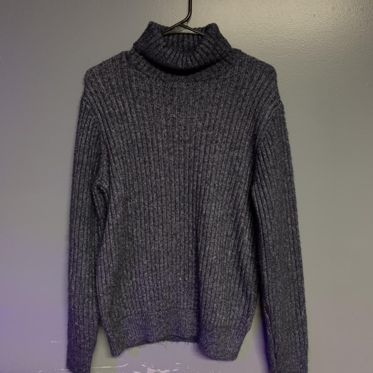 men’s navy blue turtle neck sweater. Never worn only... - Depop