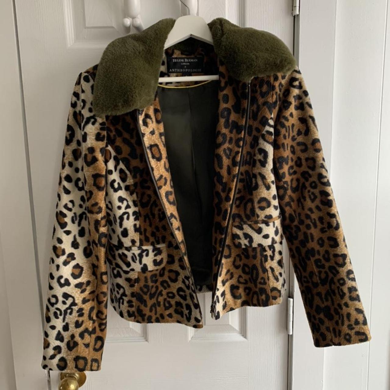 Product Image 1 - Leopard print jacket with green