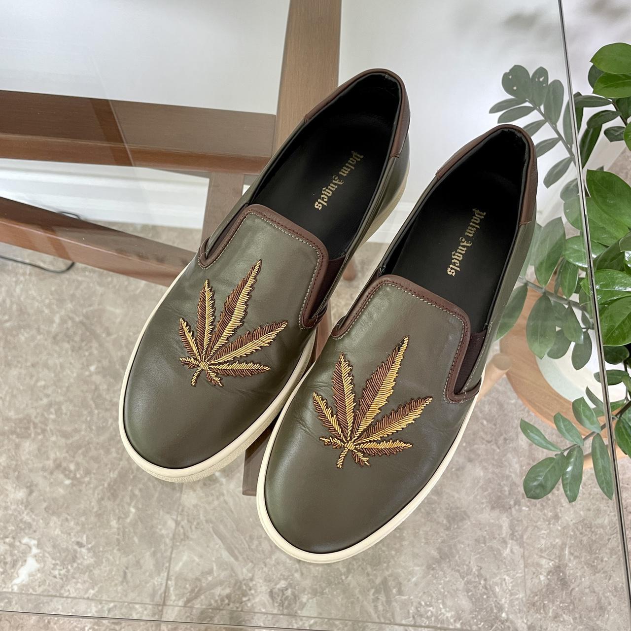 Product Image 1 - Palm Angels Canna Embroidered Leaf