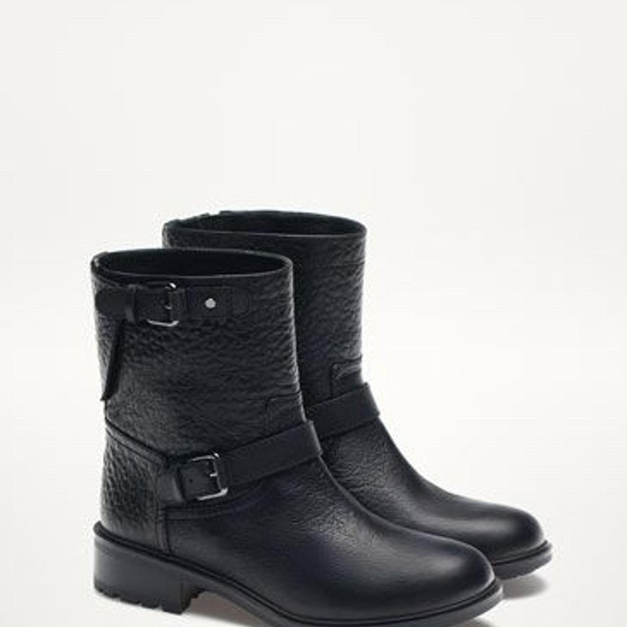 Massimo dutti hotsell biker boots