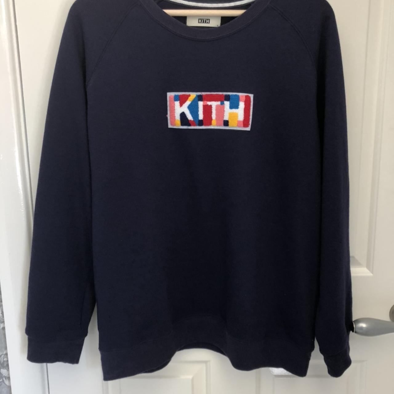 KITH Geo Color (colour) Crewneck Sweatshirt Really... - Depop