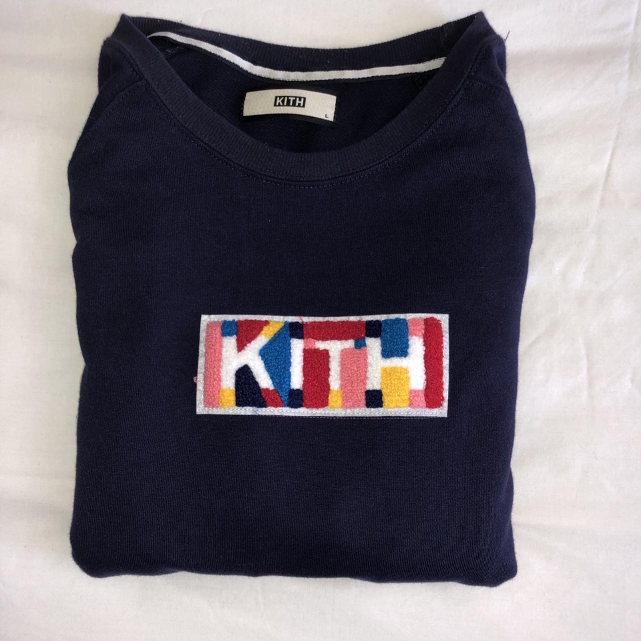 KITH Geo Color (colour) Crewneck Sweatshirt Really... - Depop