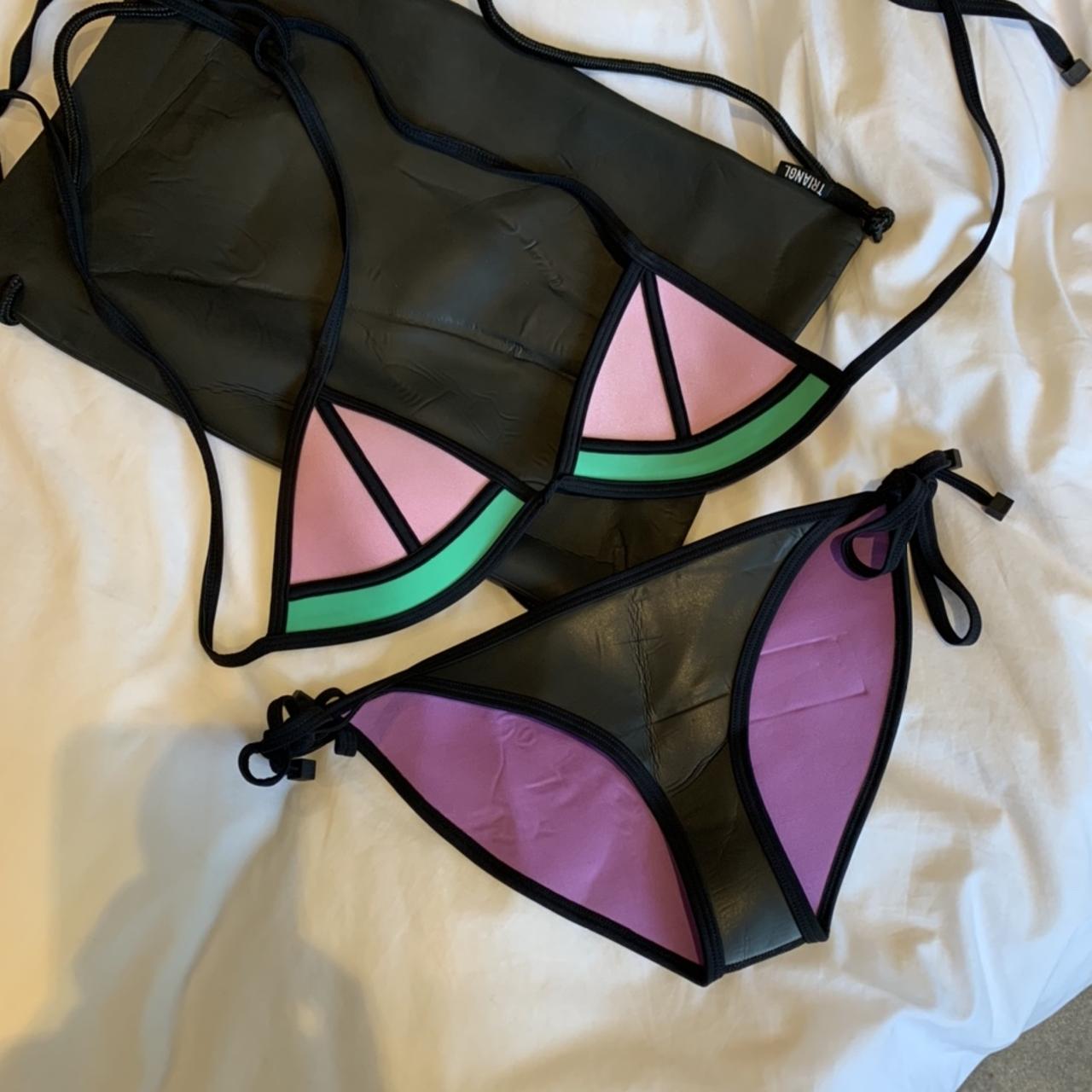 Black best sale triangl bikini