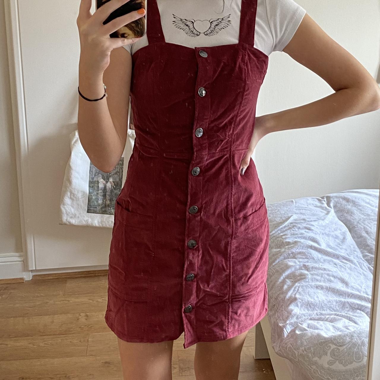 Bershka clearance pinafore dress