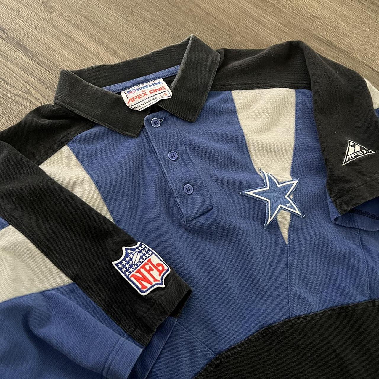 Vintage 90s apex 1 Dallas Cowboys polo shirt. This... - Depop