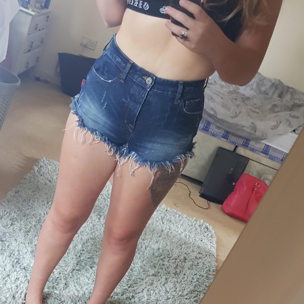 Very booty shorts from river island... really cute... - Depop