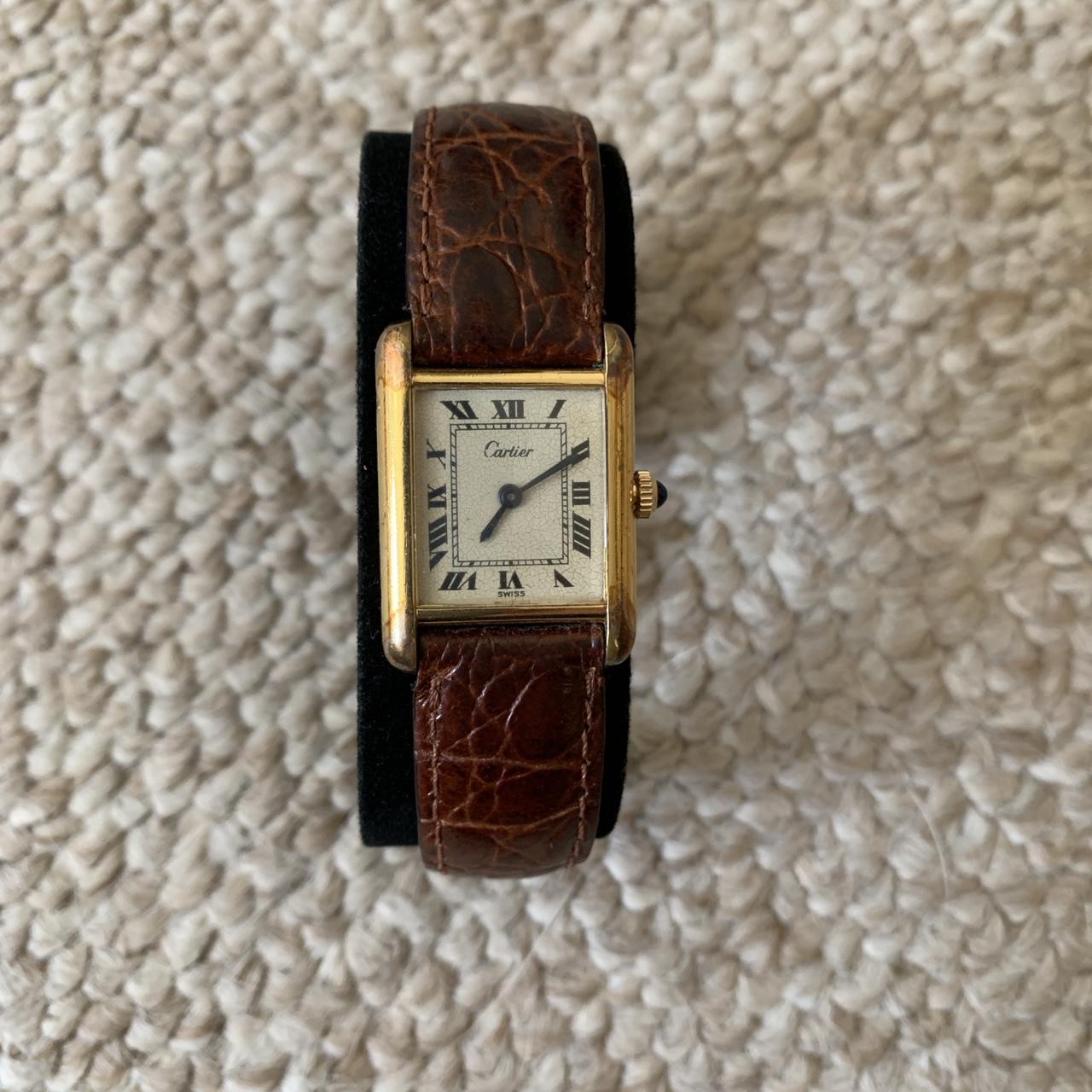 Vintage cartier best sale tank watch ladies