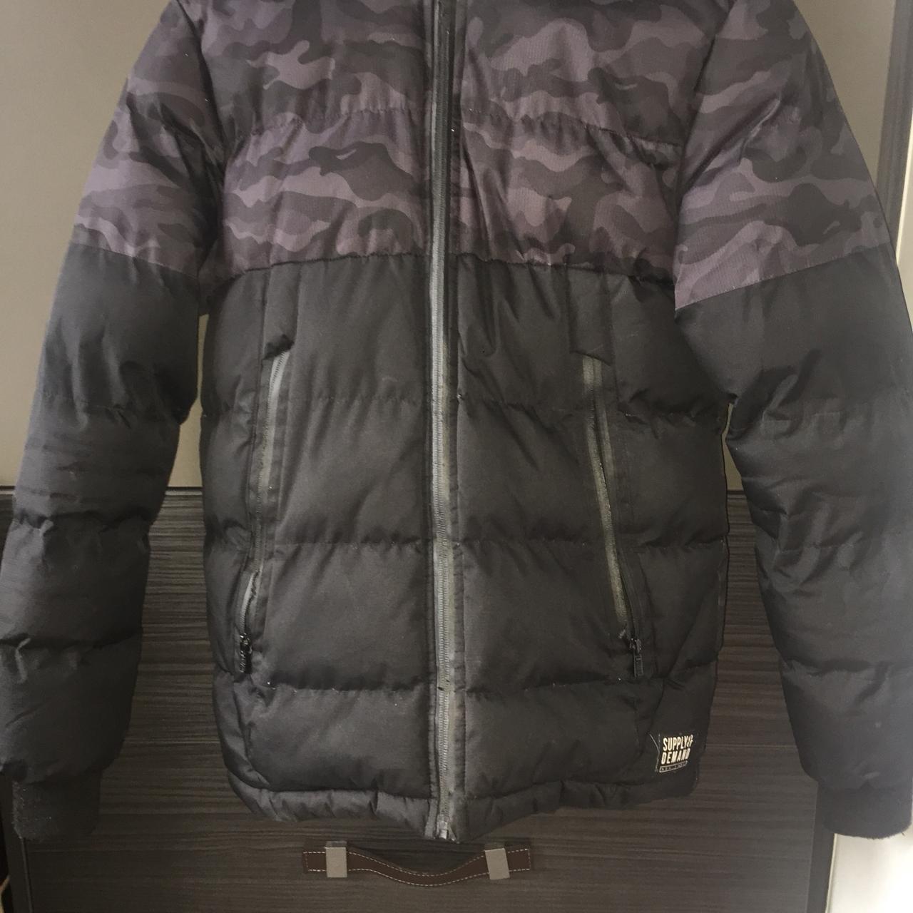 Supply and demand on sale black puffer jacket