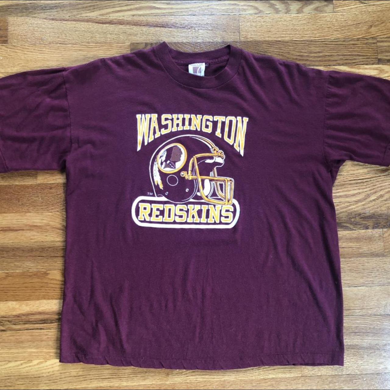 Vintage 00s Maroon NFL Washington Redskins 98 T-Shirt - Medium