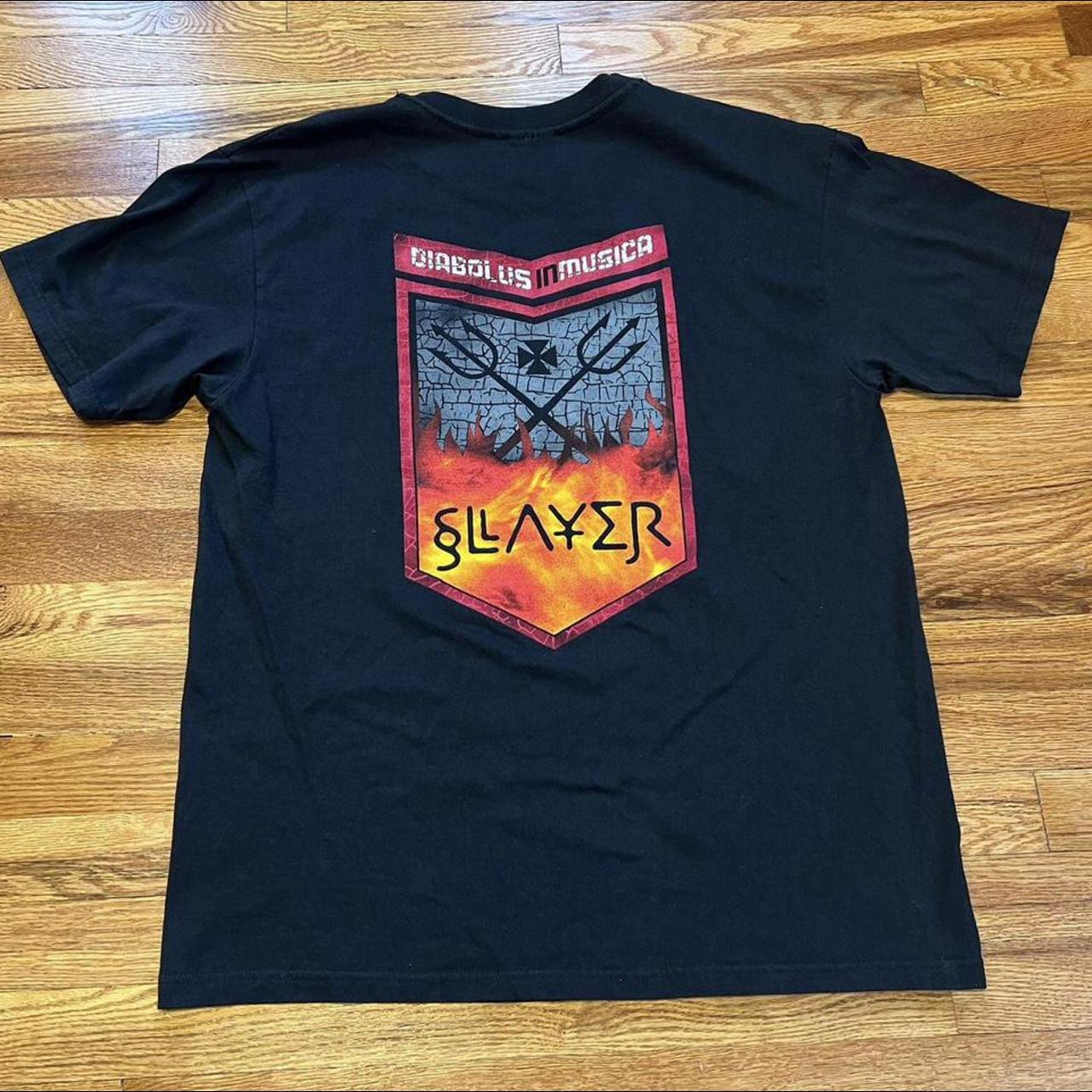 1998 Slayer “Diabolus in Musica” vintage t-shirt 90s... - Depop