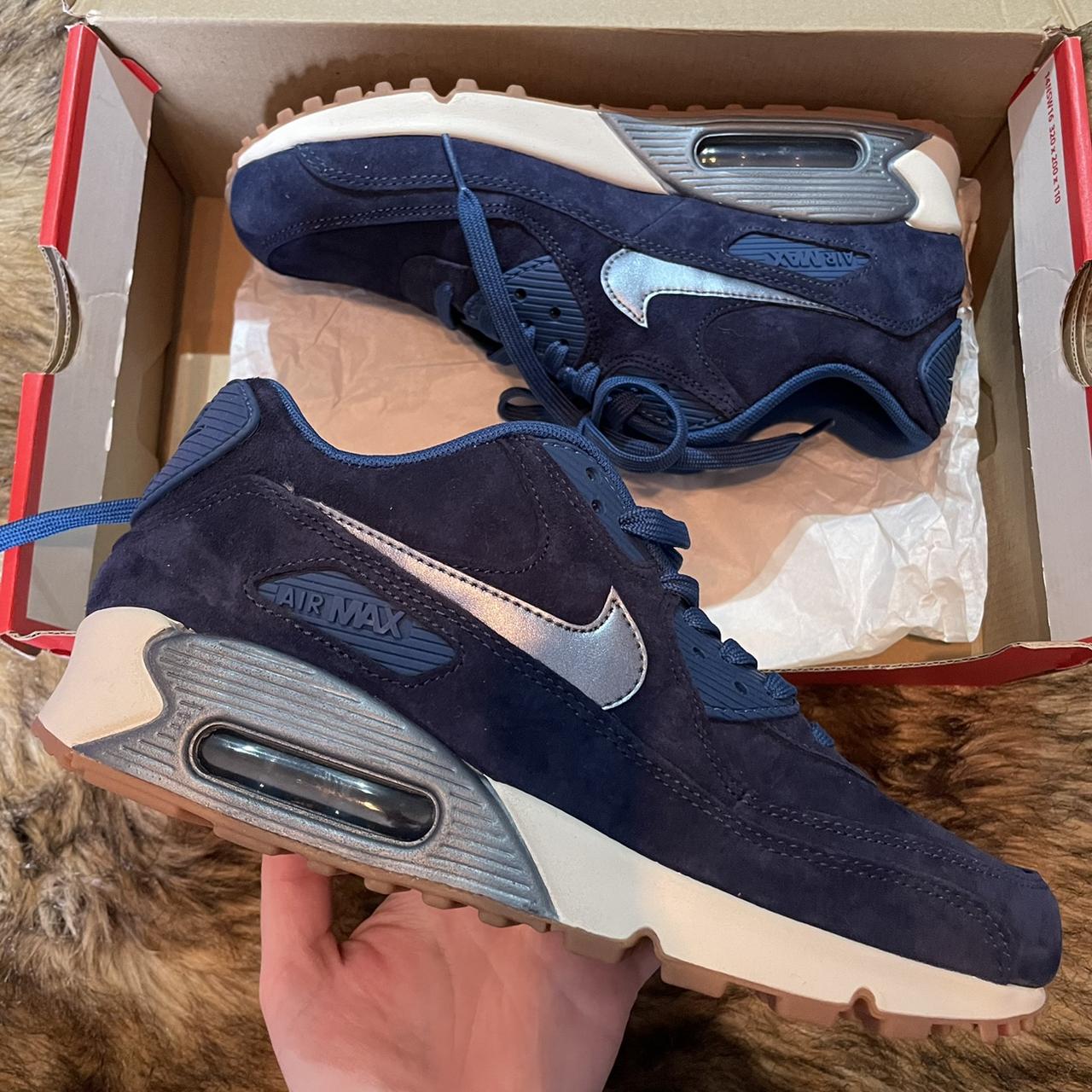 Air max 90 blue clearance suede