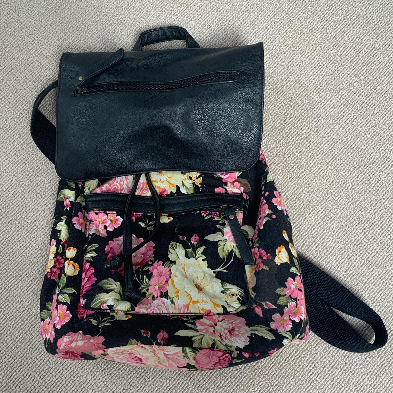 Madden girl floral online backpack