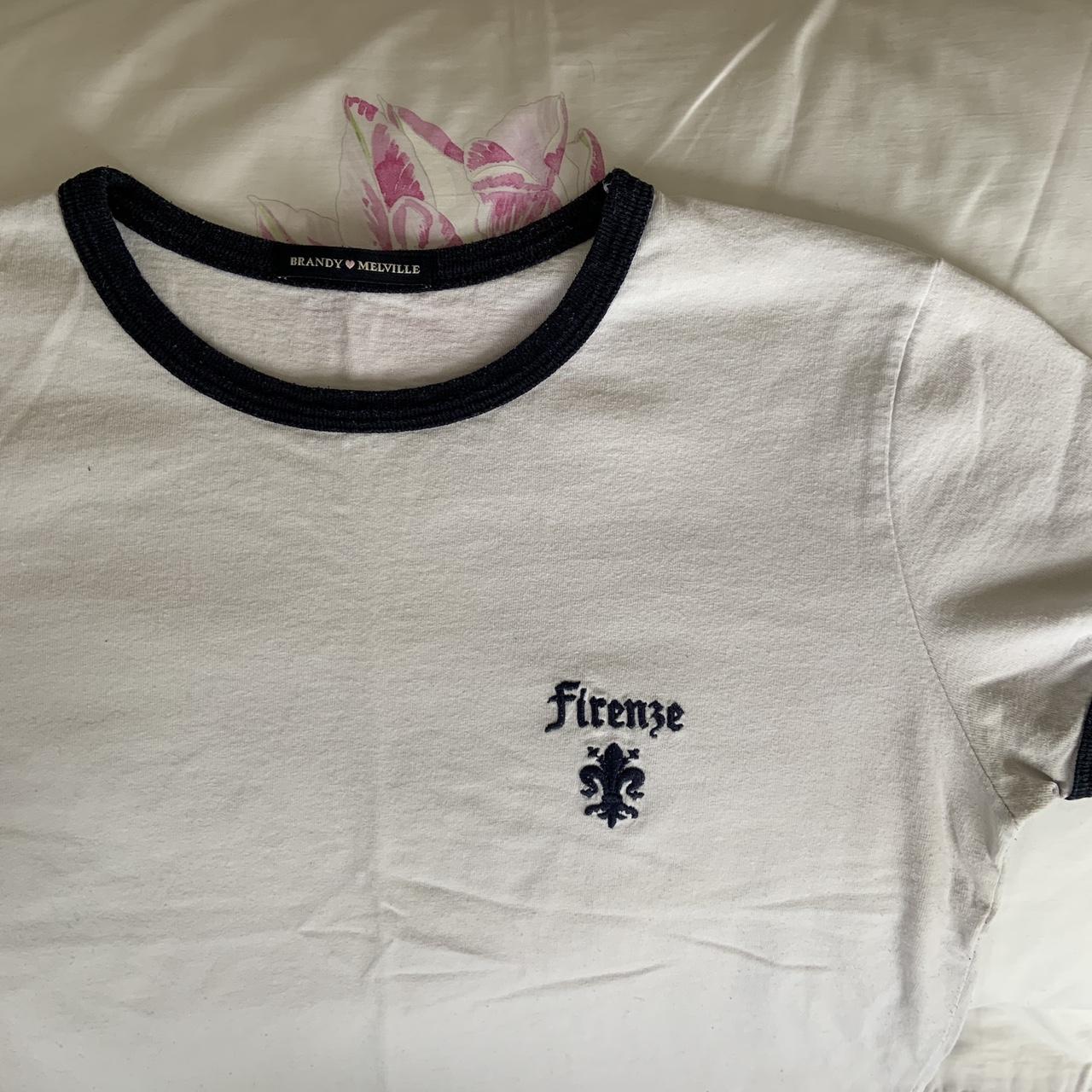 brandy melville ringer tee, from italy so not sure... Depop