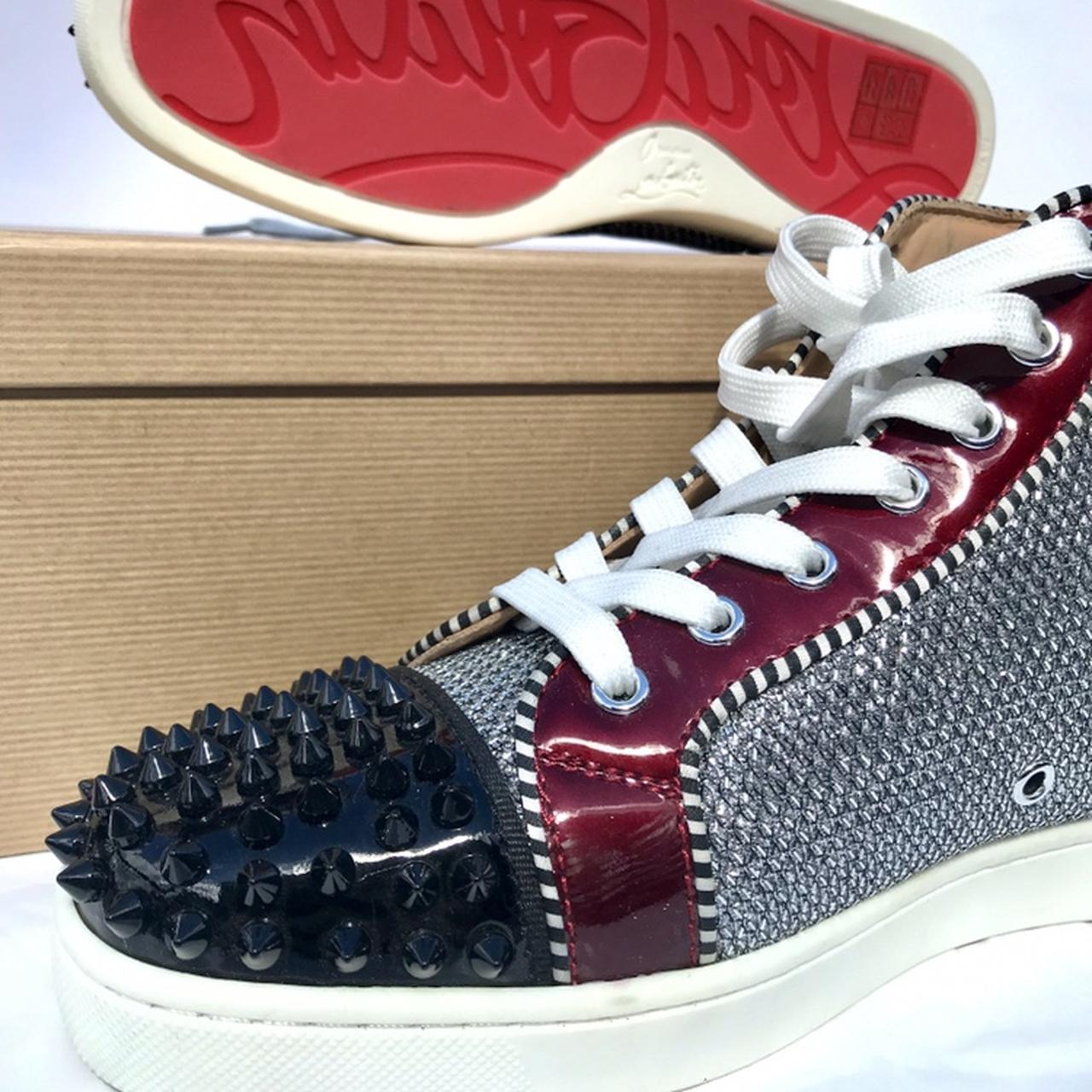 Christian Louboutin Louis Junior Spikes Orlato Flat - Depop