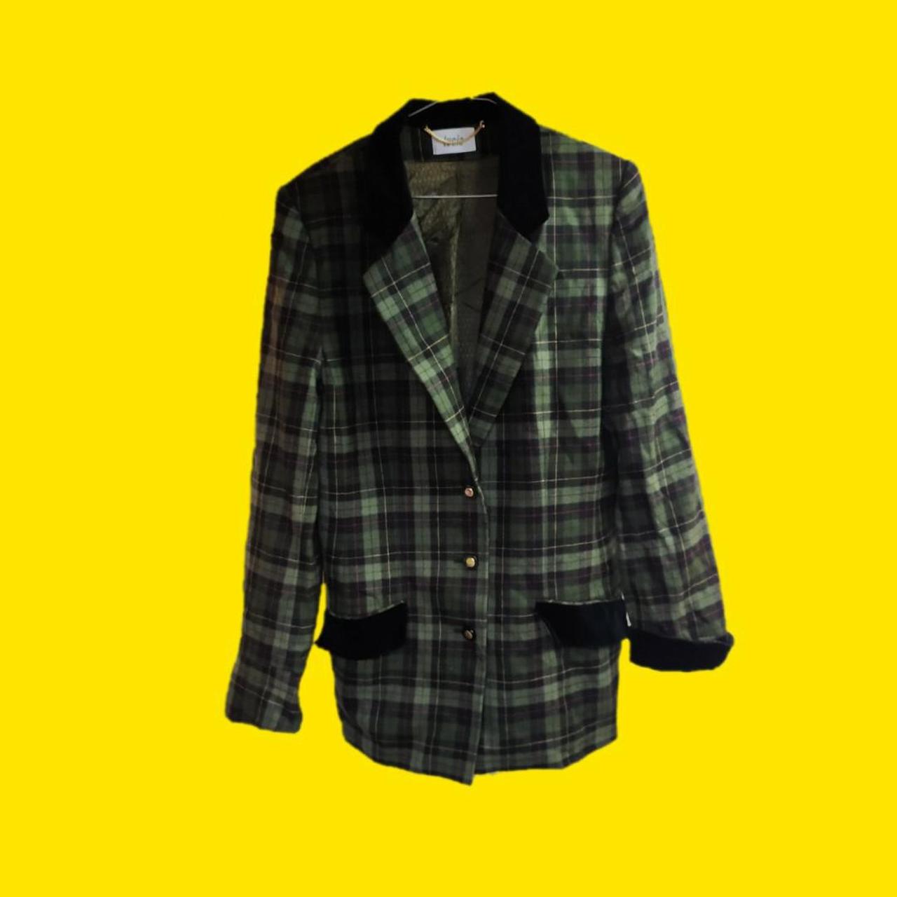 Product Image 1 - 🐍 Green Plaid Blazer with