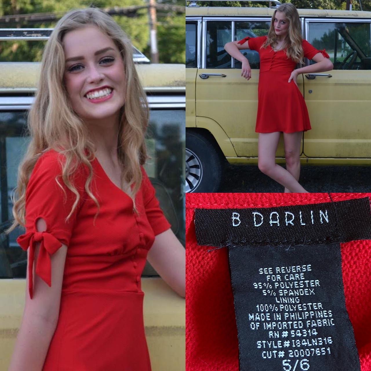 B Darlin Women's Red Dress (4)