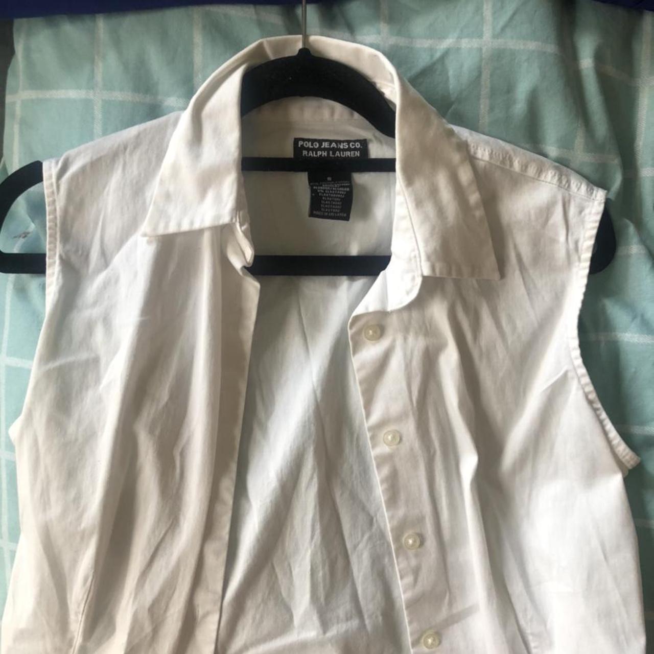 Polo Ralph Lauren Women's White Shirt | Depop