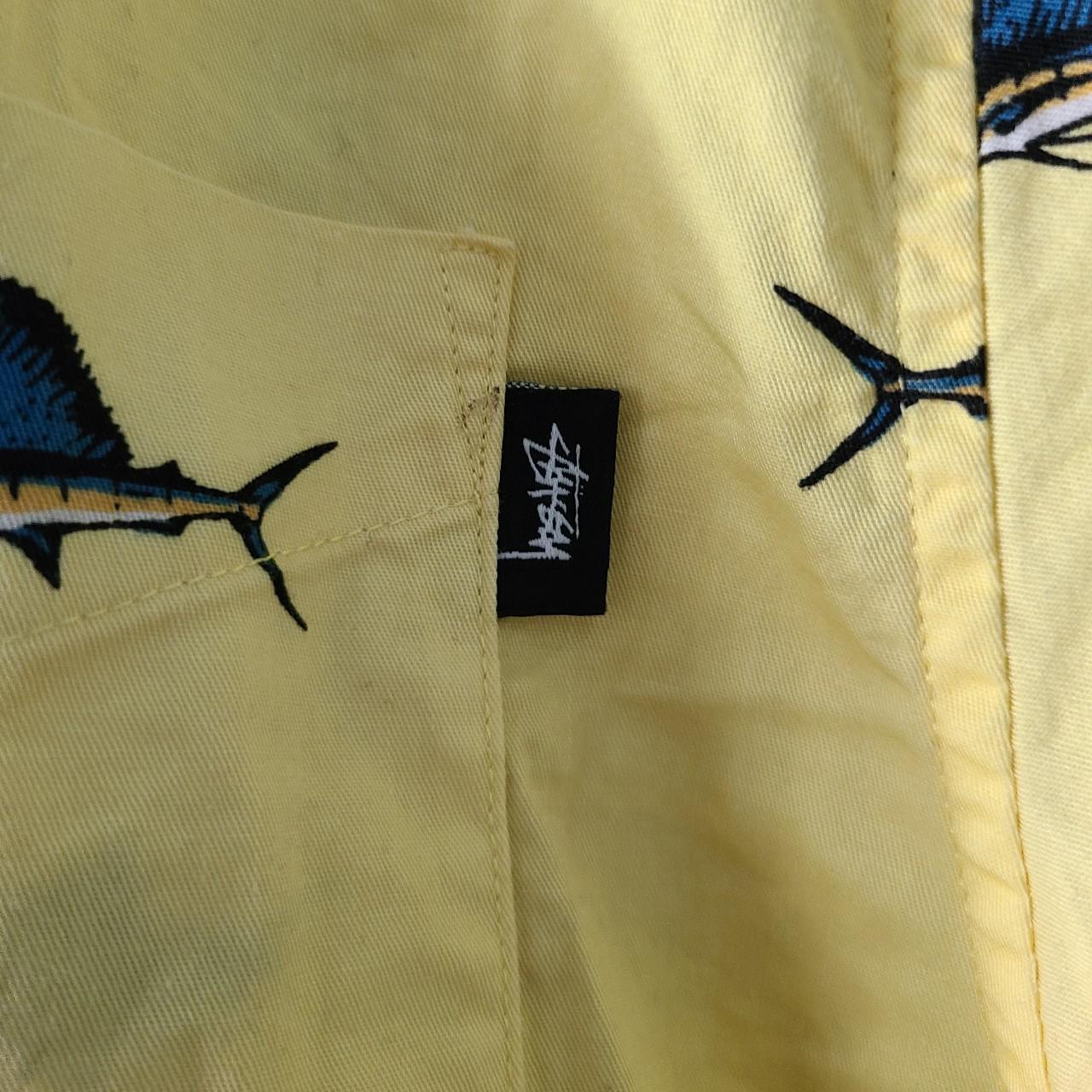 Stussy Swordfish Polo Shirt spring summer dry... Depop
