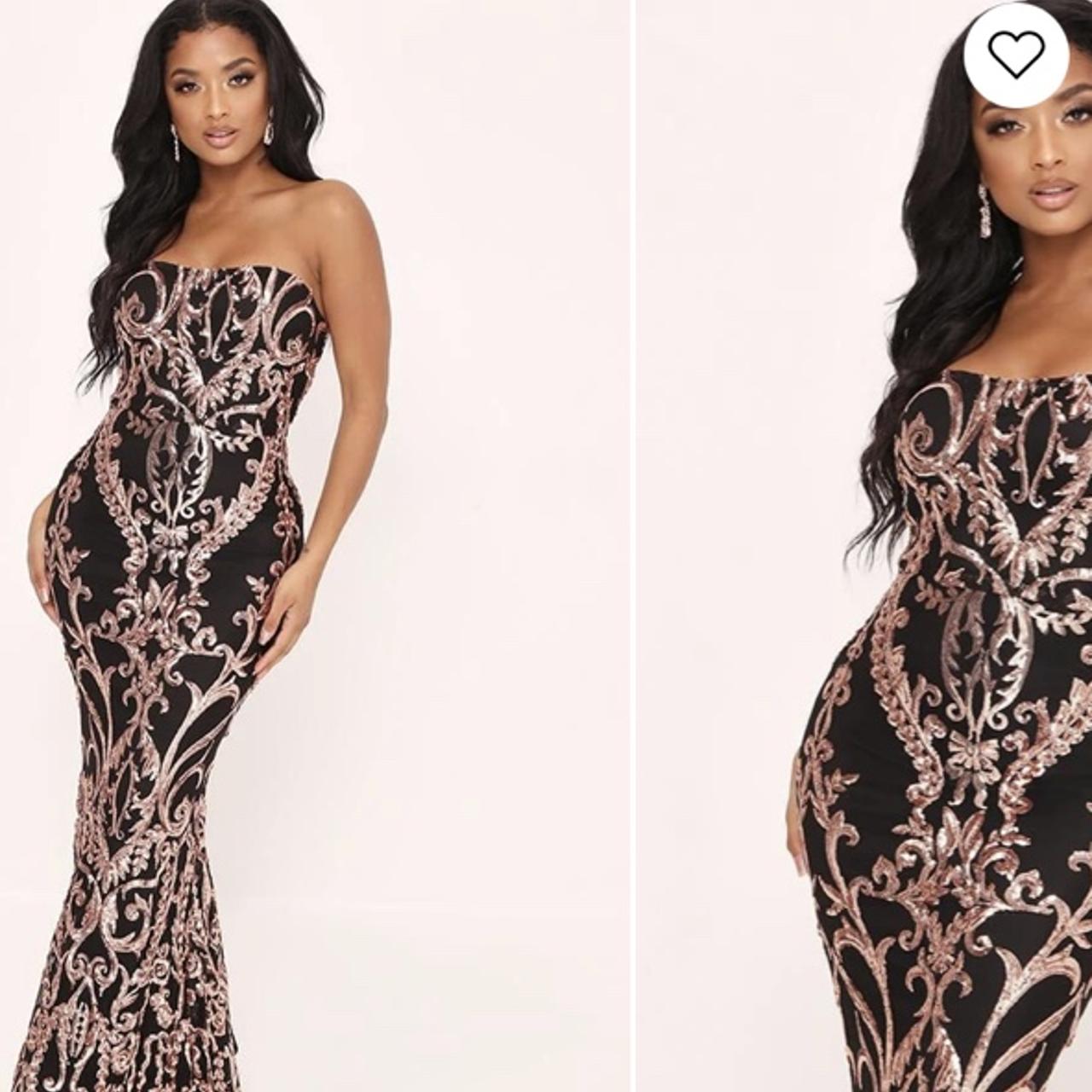 Black and rose gold outfits best sale