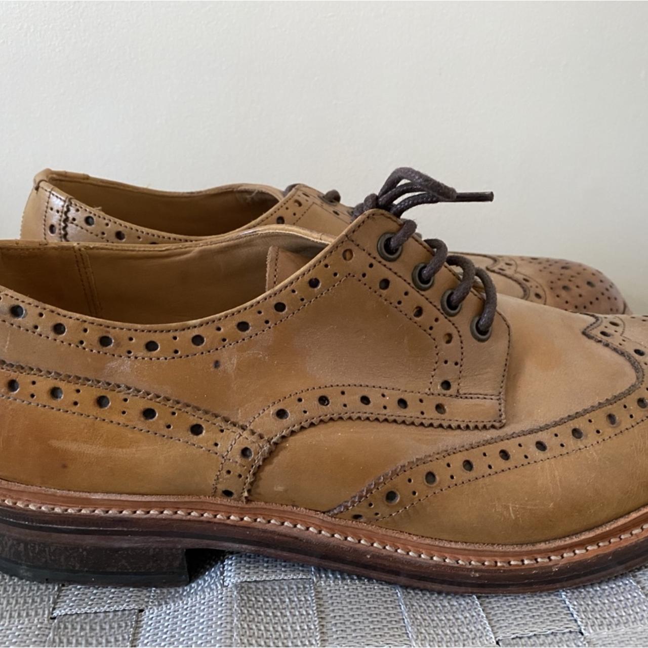 Brown leather brogues, M&S luxury