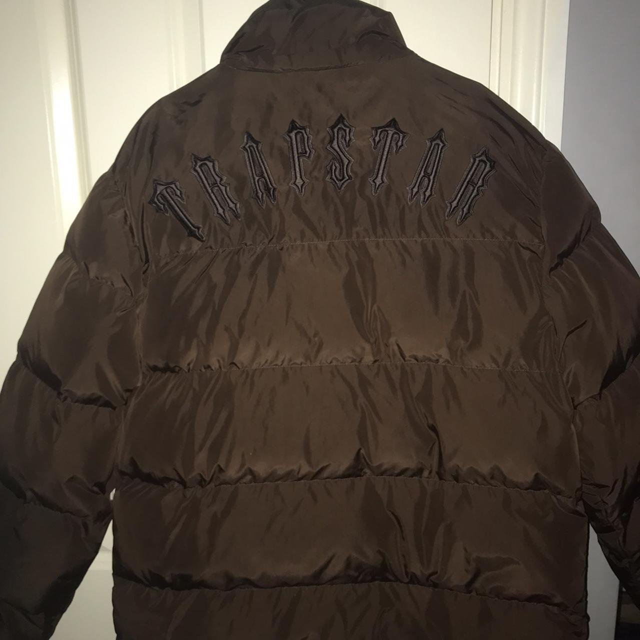 Trapstar Irongate Brown Puffer With Detachable Hood... Depop