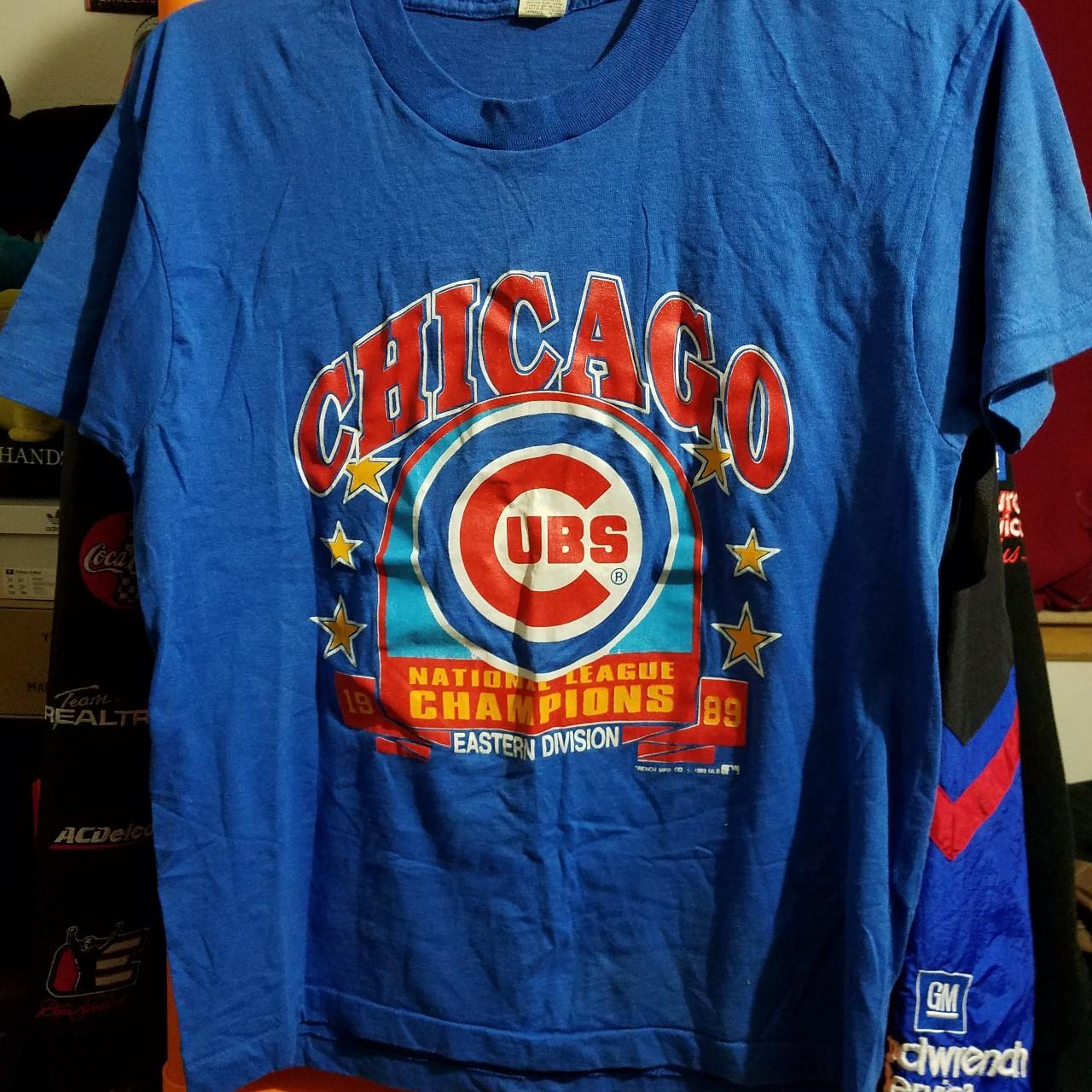 Vintage 1989 Chicago Cubs T-Shirt #blackfriday - Depop