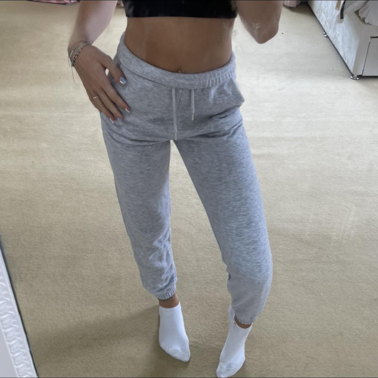 Stradivarius grey joggers never worn size XS fit... - Depop