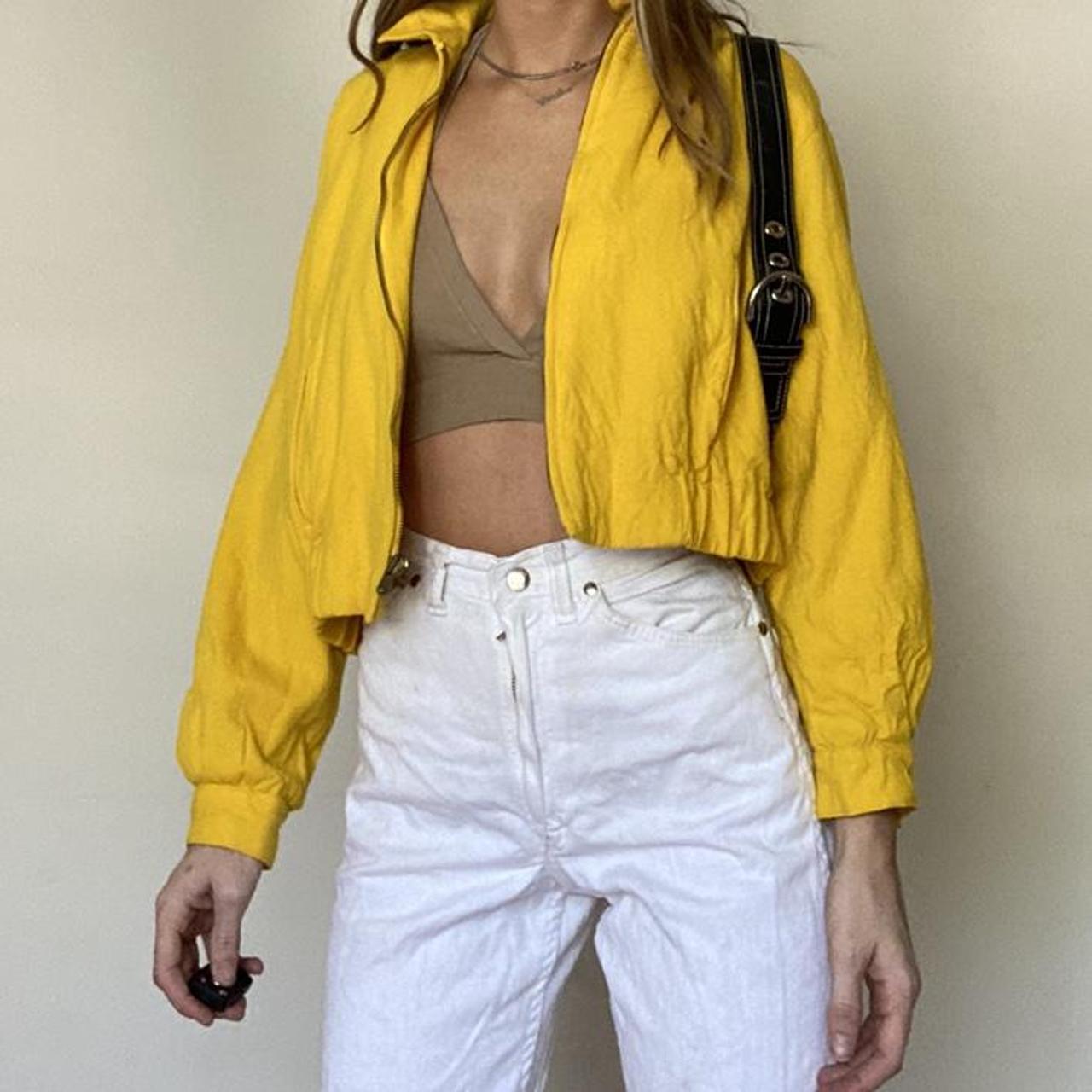 petite yellow jacket