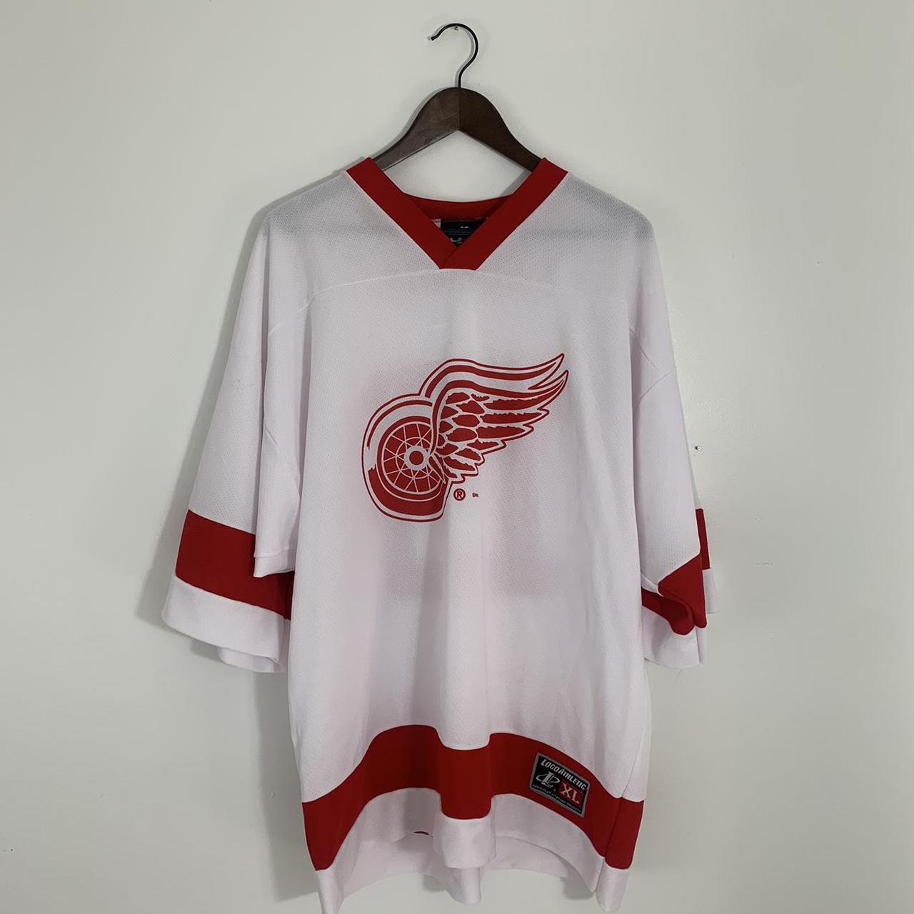 Detroit Red Wings NHL Sweater Crewneck USA Vintage 90s Hockey Size XL