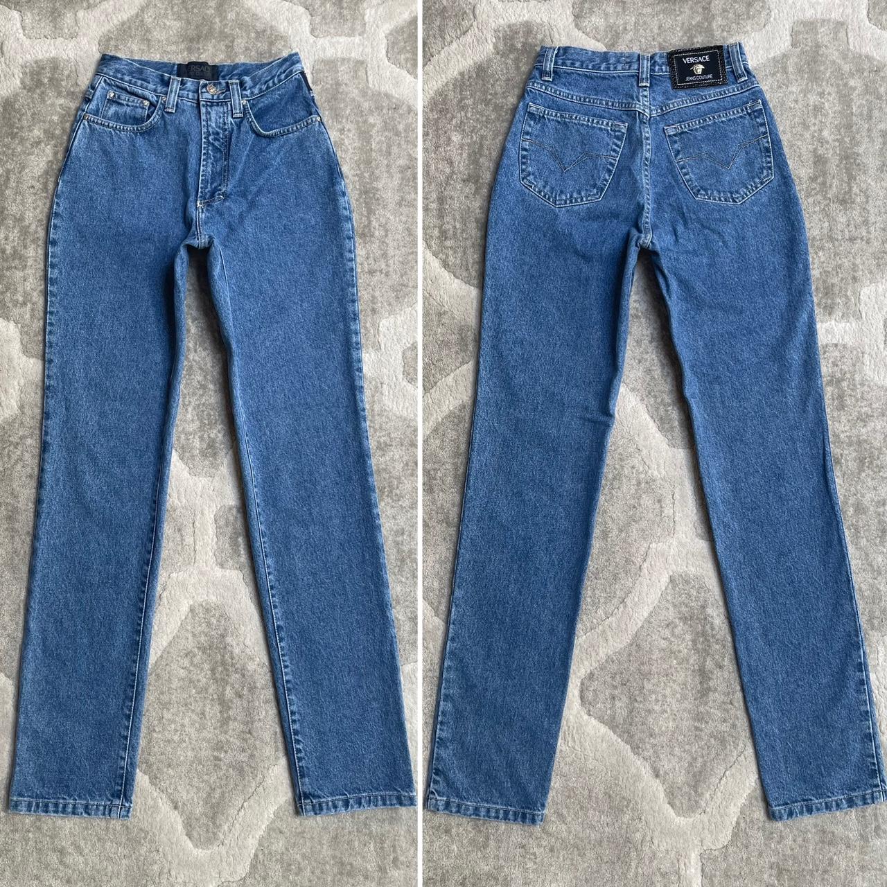 Versace Jeans Couture Vintage Denim Slim Fit Very... - Depop