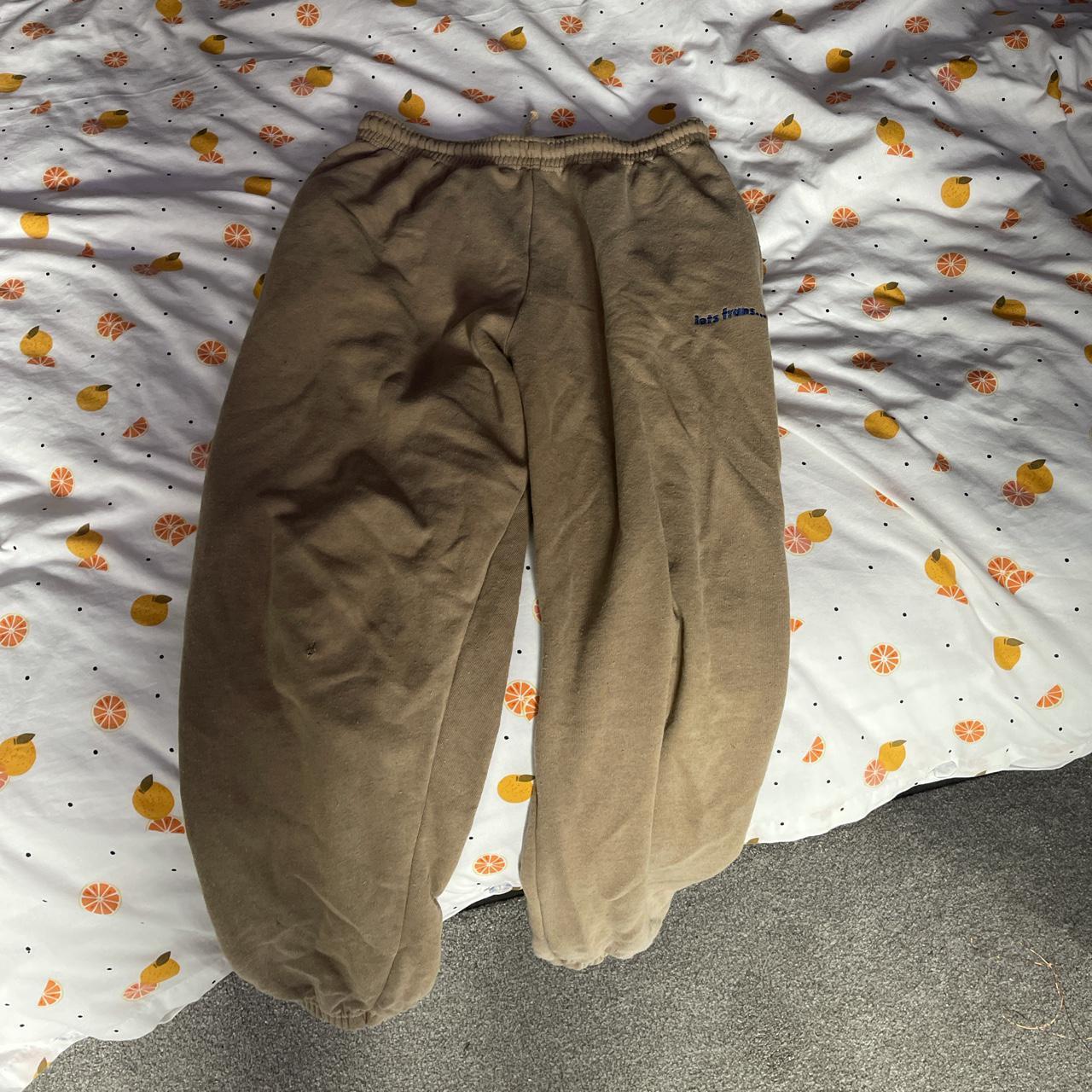 Urban Outfitters Mocha tracksuit bottoms In perfect... Depop