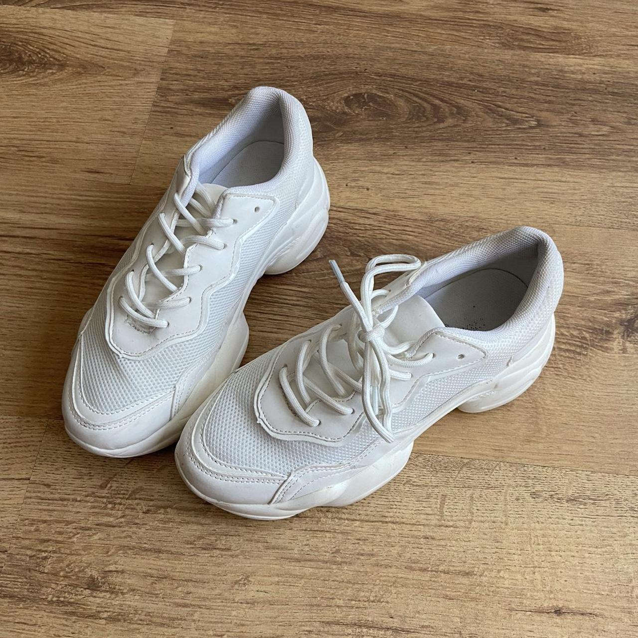 asos white chunky trainers