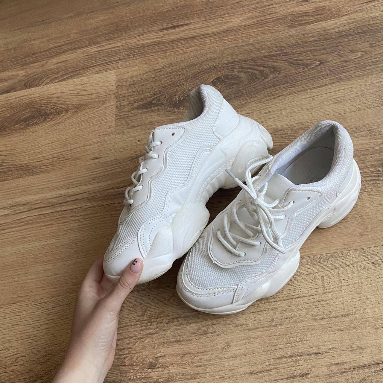 asos white chunky trainers