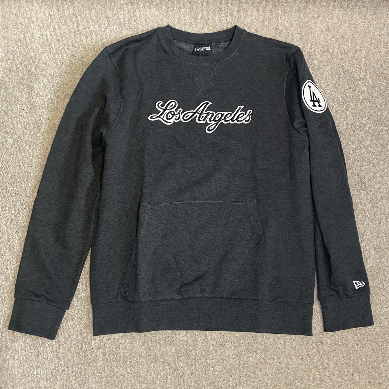 Los Angeles MLB New Era Sweatshirt 10/10 condition -... - Depop