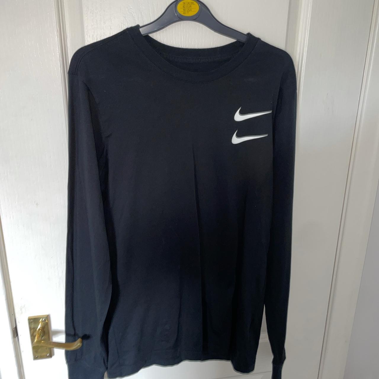 nike double swoosh long sleeve shirt