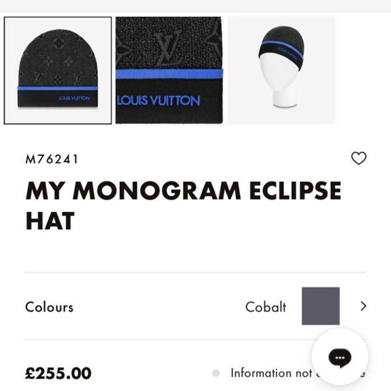 Louis Vuitton Monogram Eclipse Hat&Scarf combo , In