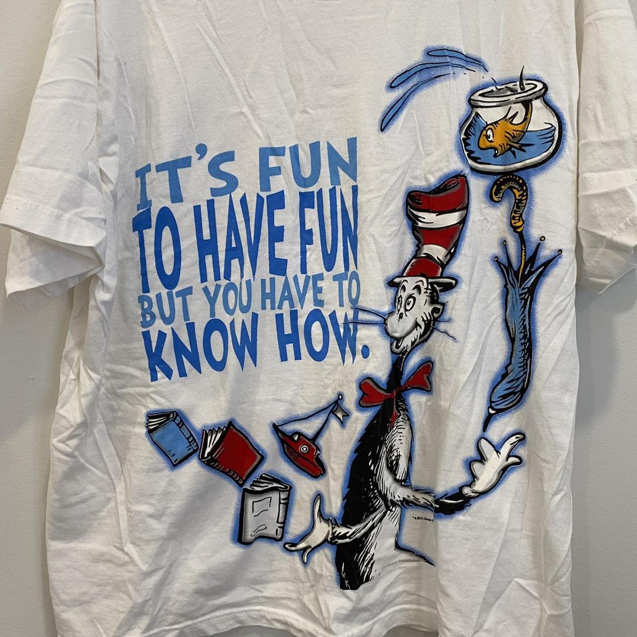 Cat in the hat t shirt - Depop